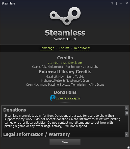Steamless3.0.0.9