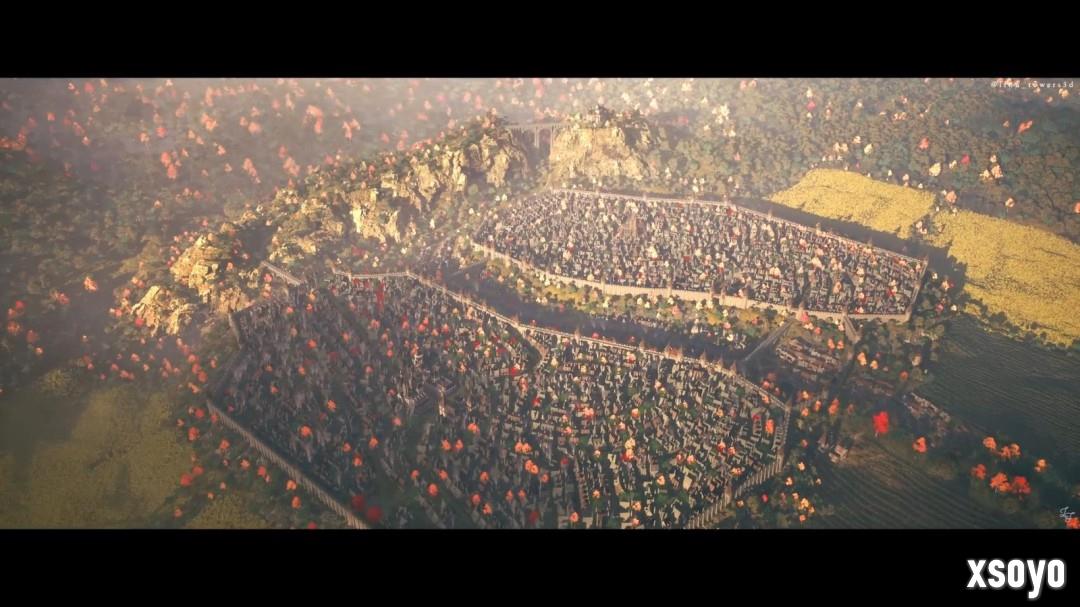 虚幻5打造《上古卷轴4》Skingrad场景 宏伟壮丽