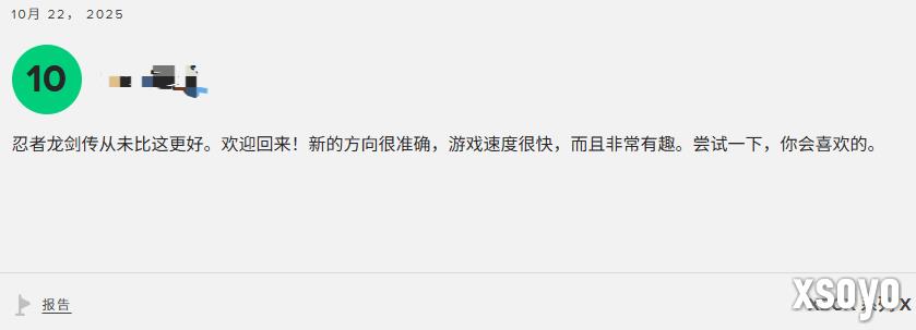 《忍者龙剑传4》M站玩家评分8.4分:音乐超赞 战斗太爽!