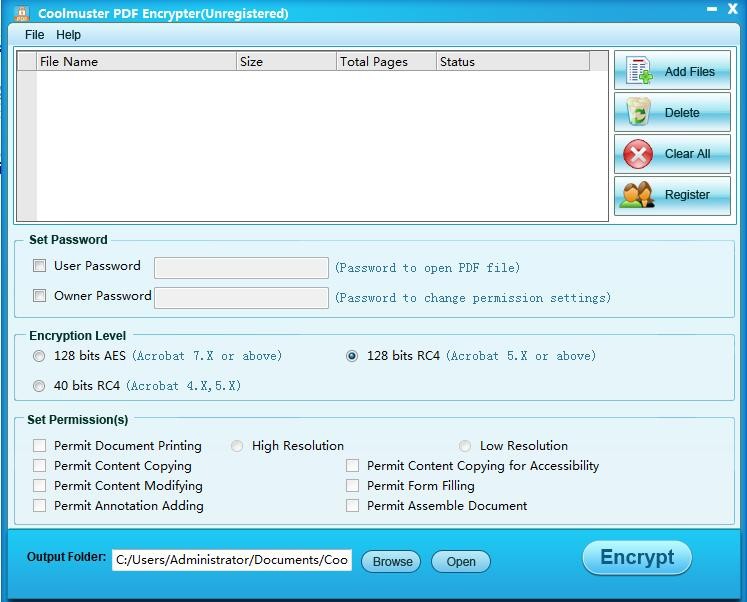 Coolmuster PDF Encrypter2.1.2