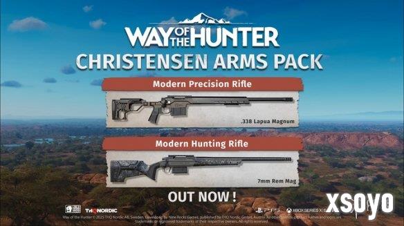 《猎人之路》与枪械制造商联动狩猎步枪DLC现已发布!