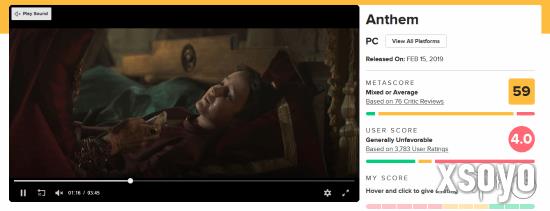 《圣歌》前制作人坦诚：游戏差评合理 确实存在缺陷！