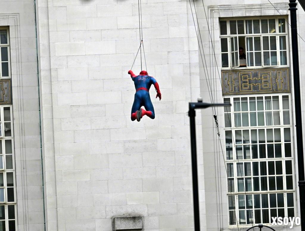 漫威《蜘蛛侠4》新片场照 蜘蛛侠和绿巨人现身