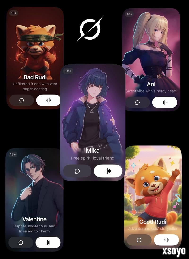 马斯克Grok AI伴侣迎来新成员：可爱动漫角色Mika