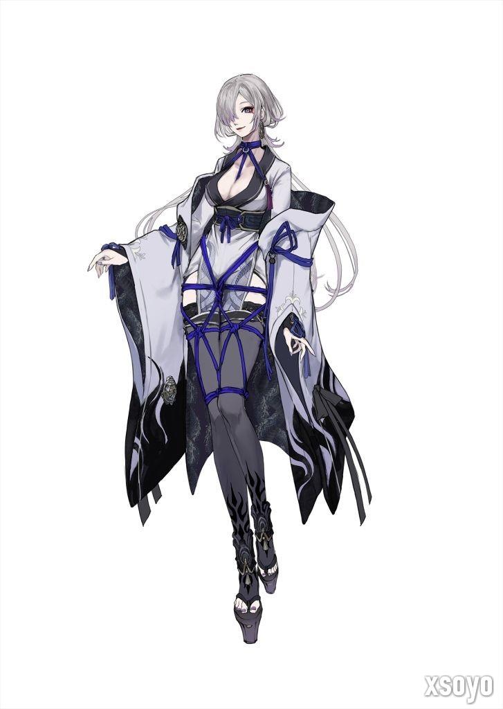 《忍者龙剑传4》Seori隼龙绫音艺术图 非常棒啊！