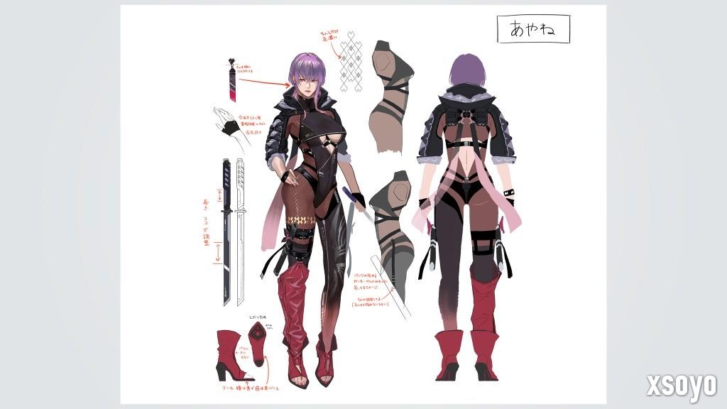 《忍者龙剑传4》Seori隼龙绫音艺术图 非常棒啊！