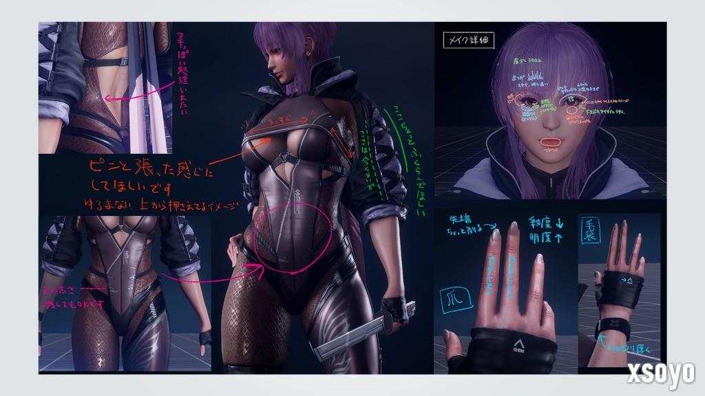 《忍者龙剑传4》Seori隼龙绫音艺术图 非常棒啊！