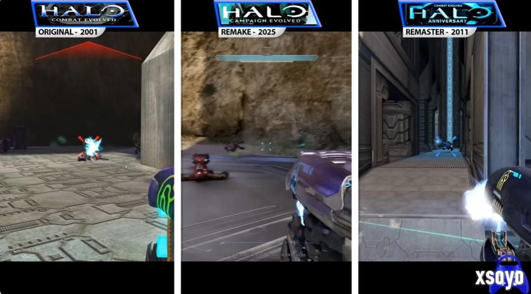 惊人蜕变！ 《光环》初代vs高清复刻vs重制版对比