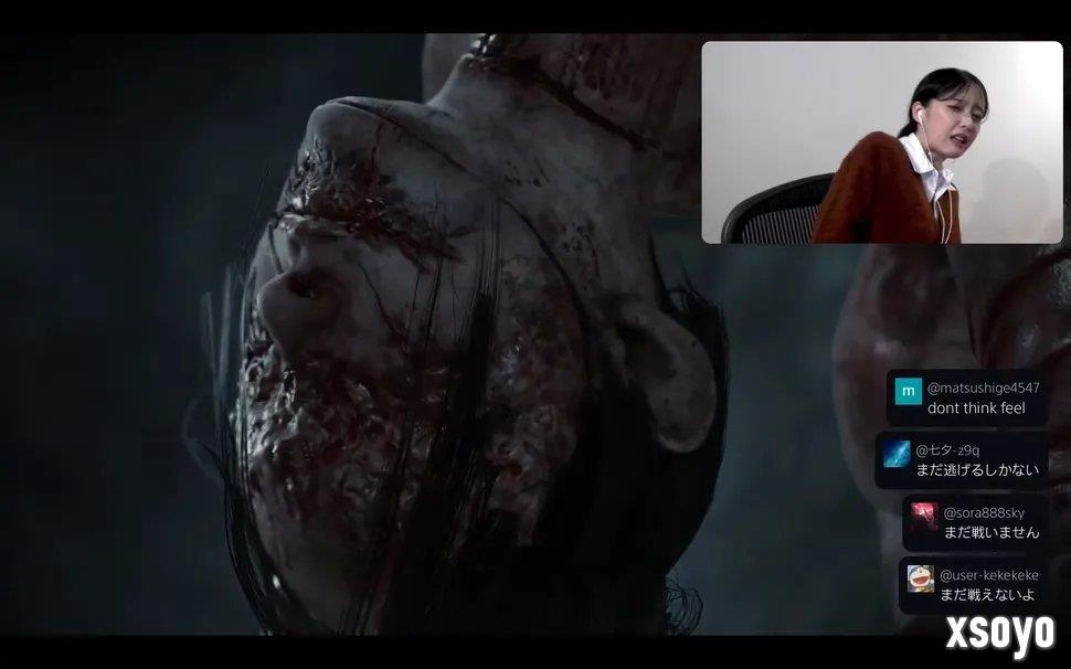 《寂静岭f》女主演员直播被游戏吓哭 惊恐表情包出圈