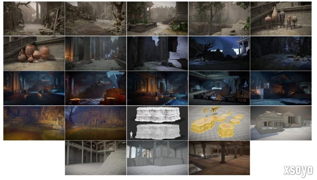 重返希腊舞台 索尼取消的《战神》多人游戏截图曝光