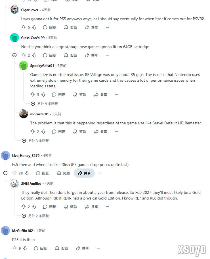 《生化危机9》Switch 2版29GB 售价70美元、实体版仍是钥匙卡