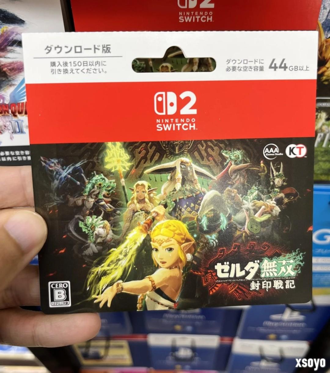 下载大小44G！ 《塞尔达无双：封印战纪》数字下载卡曝光