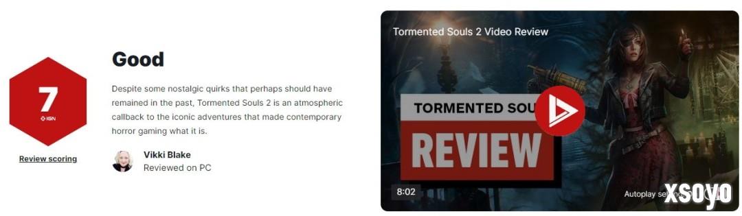 《受折磨的灵魂2》IGN评7分 引人入胜的恐怖游戏