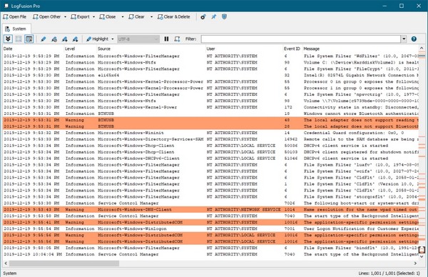 LogFusion Pro(系统日志查看工具)v6.6.0