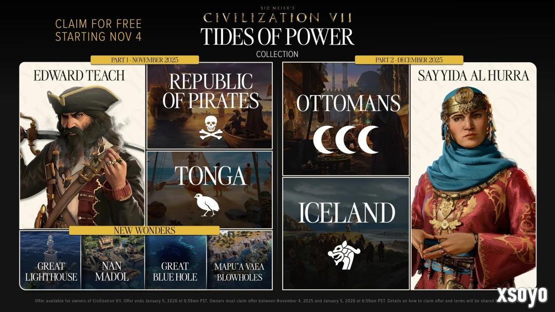 免费领！《文明7》海战DLC