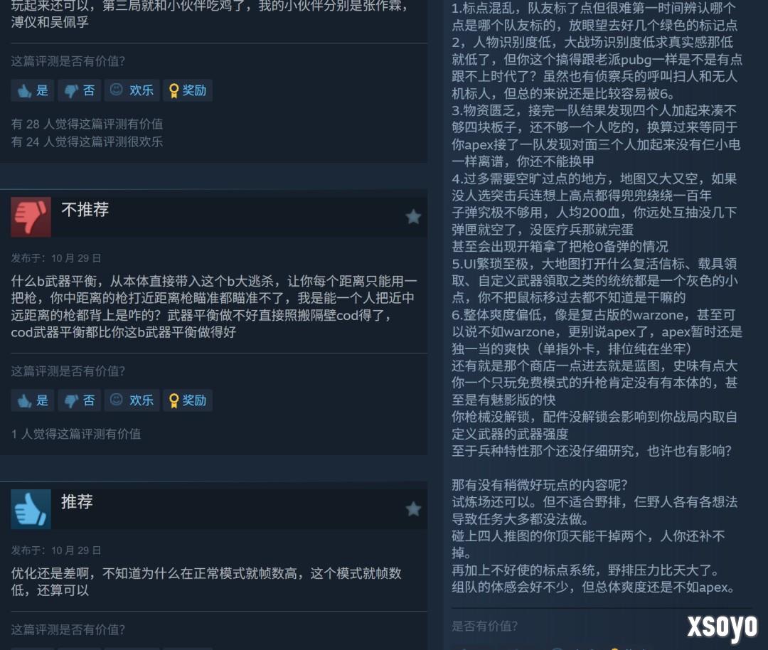 《战地6》大逃杀模式“禁区冲突”Steam褒贬不一