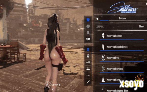 《剑星》街霸嘉米MOD!经典绿色高叉服装