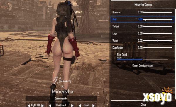 《剑星》街霸嘉米MOD!经典绿色高叉服装