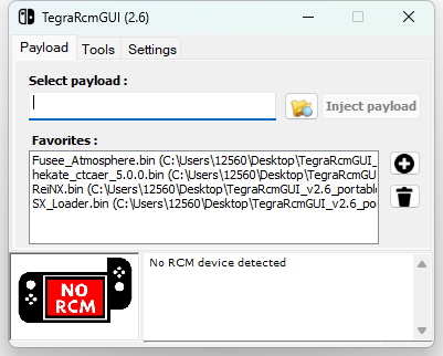 TegraRcmGUI2.6.0.0