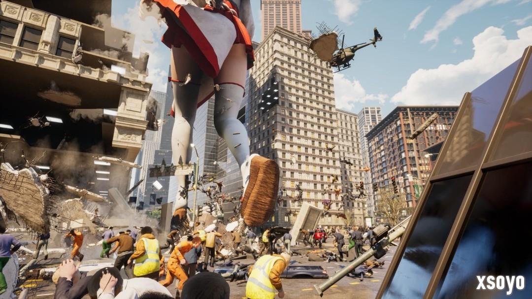 《女巨人游乐场》全新截图 性感女巨人狠狠踩人