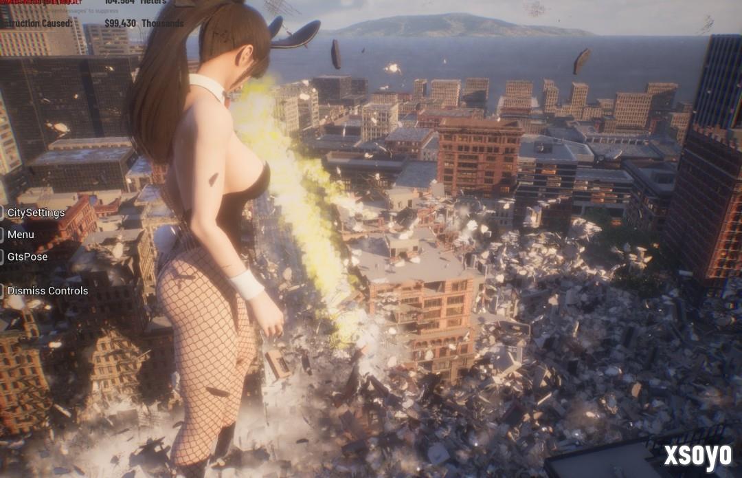 《女巨人游乐场》全新截图 性感女巨人狠狠踩人