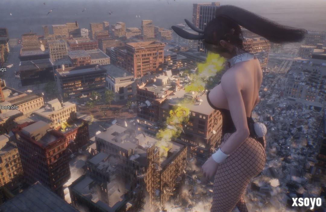 《女巨人游乐场》全新截图 性感女巨人狠狠踩人