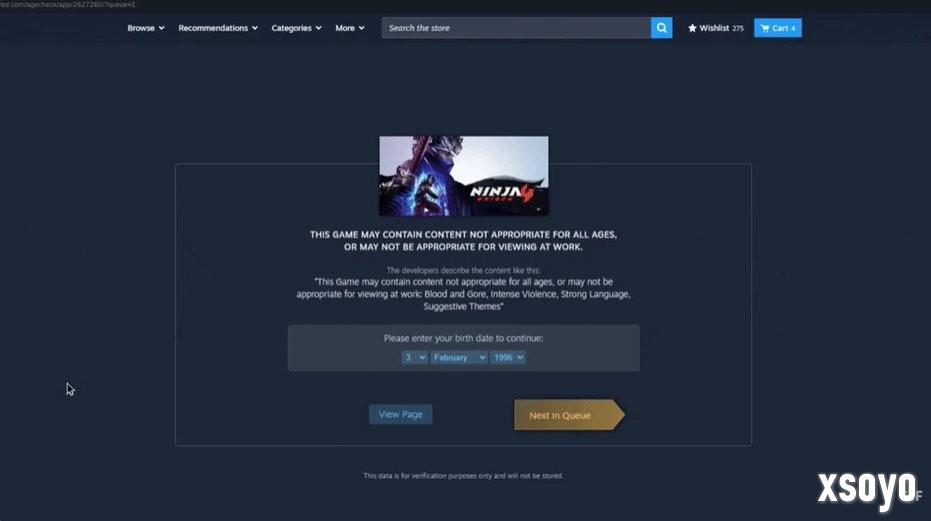 玩家吐槽Steam离谱机制 暴力内容要认证色情内容却不要