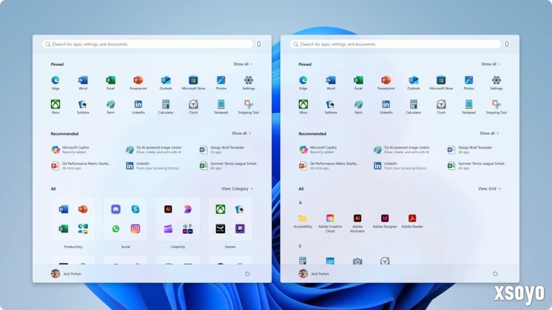 Win11迎来全新 大幅改进开始菜单！启用方法来了