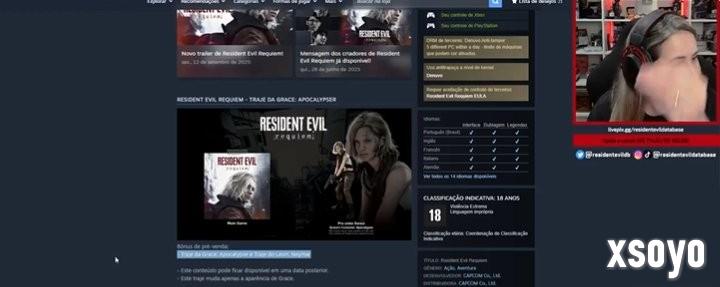 又上当了? 巴西博主直播辟谣《生化危机9》豪华版里昂皮肤