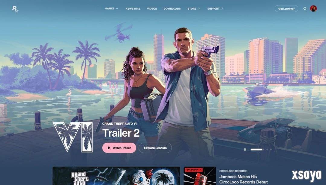 R星官网新面貌 玩家猜测《GTA6》新预告片发布在即