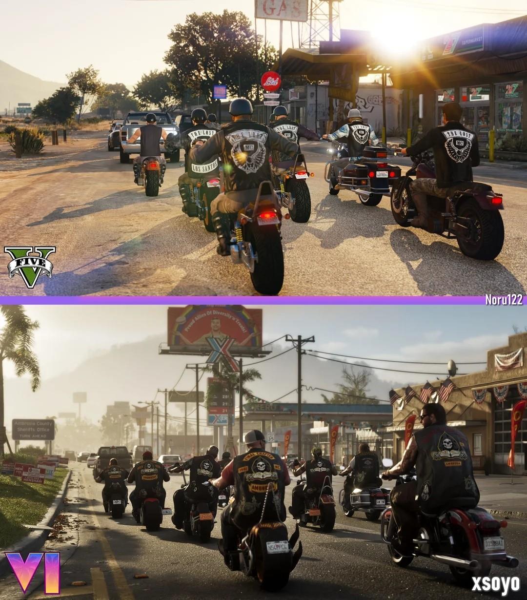 粉丝用《给他爱5》重现《GTA6》官方截图