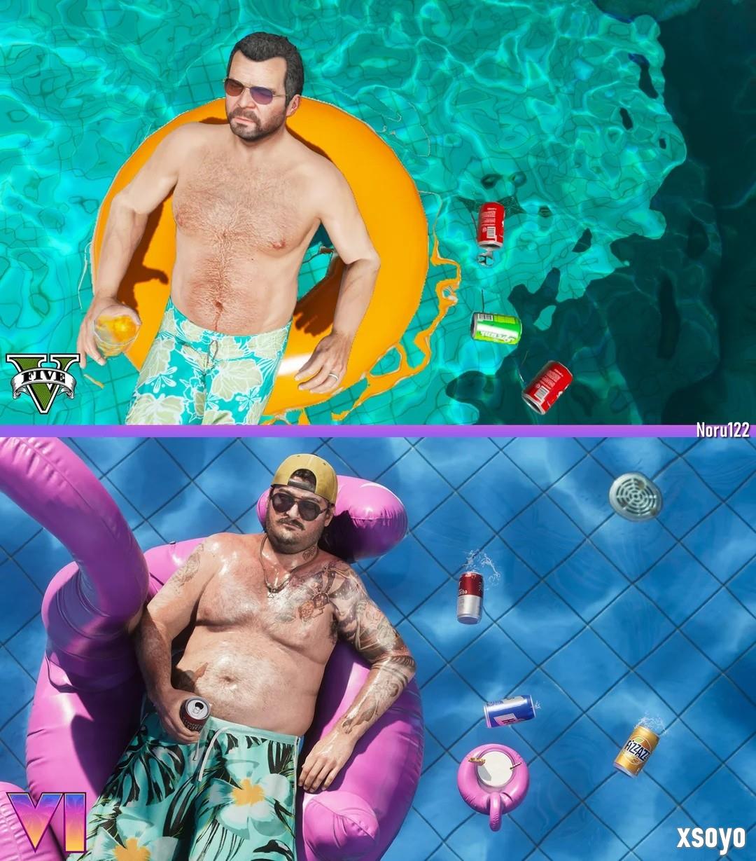 粉丝用《给他爱5》重现《GTA6》官方截图