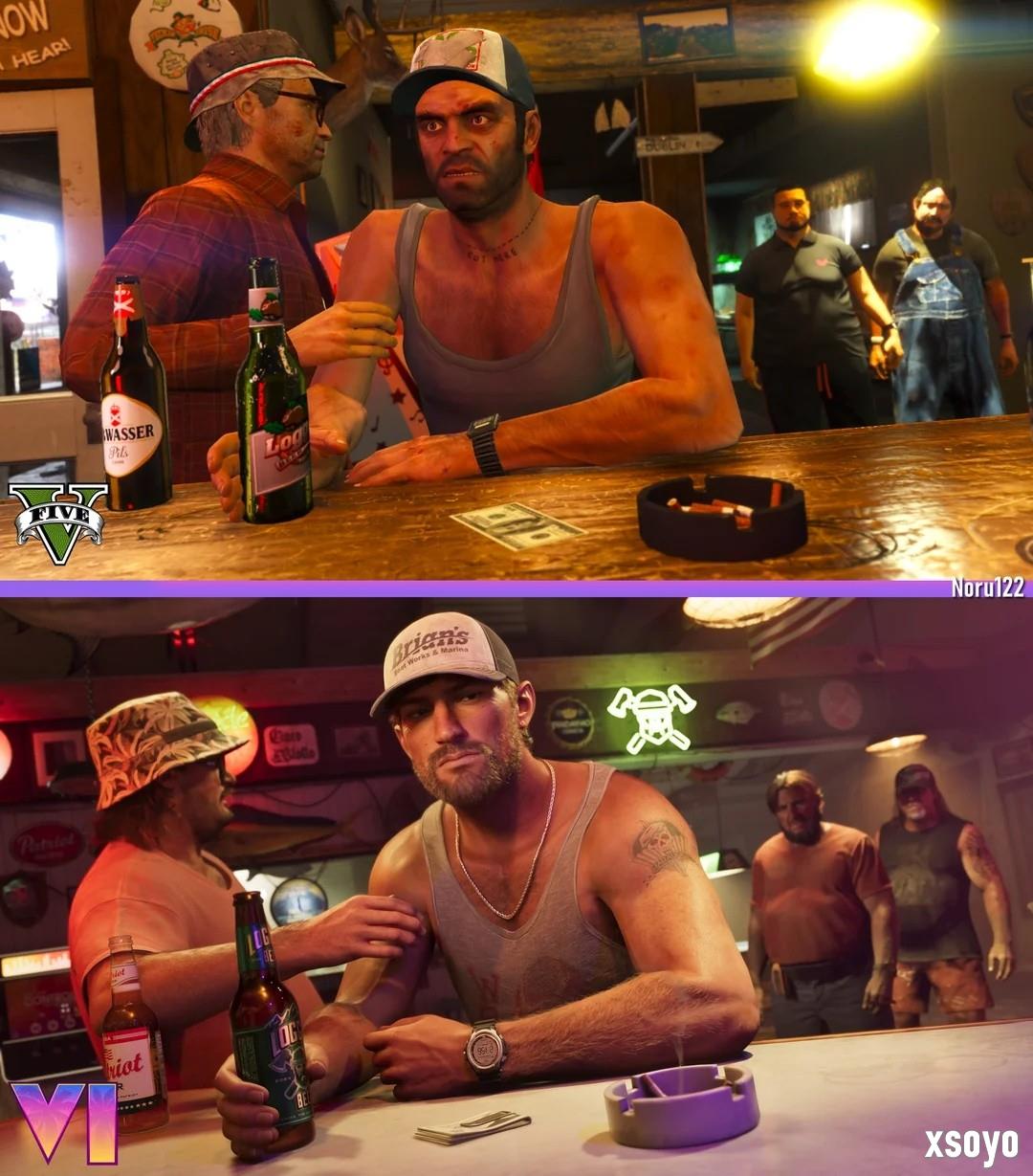 粉丝用《给他爱5》重现《GTA6》官方截图