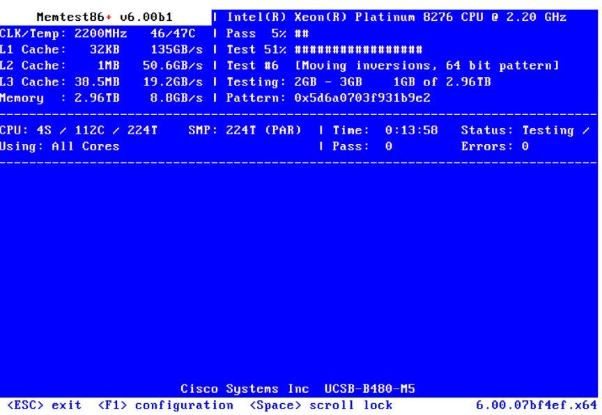memtest内存检测v7.20