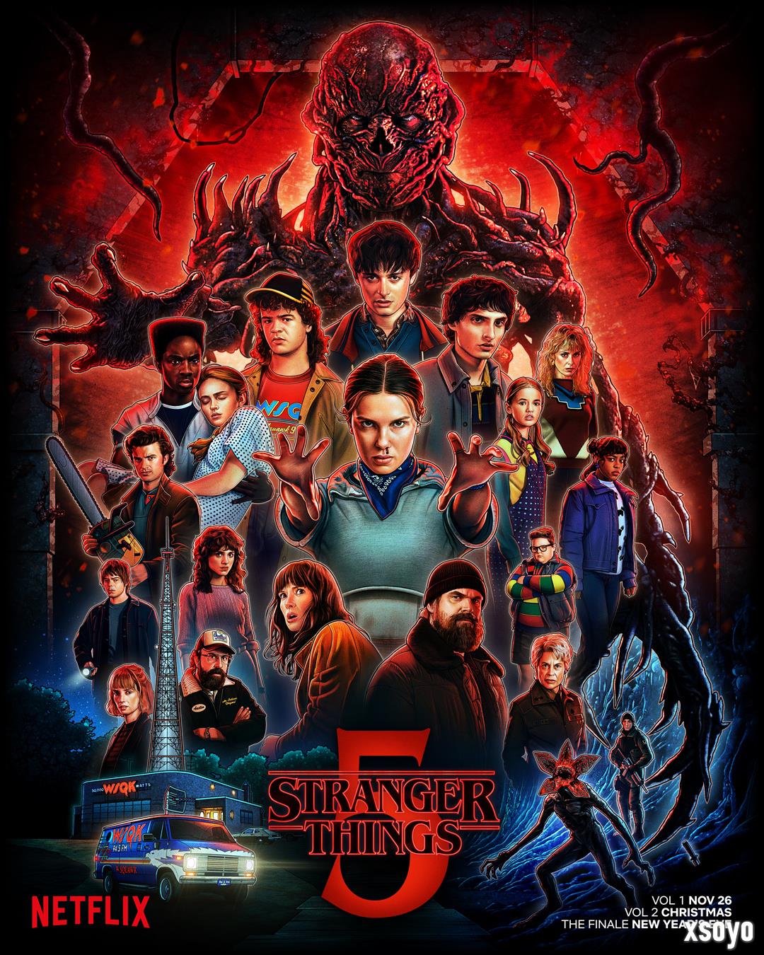 《怪奇物语》第五季正式预告、海报和剧照