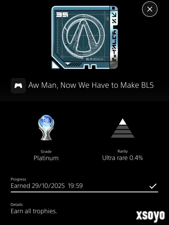 太折磨了！《无主之地4》白金奖杯仅有0.4%玩家获得