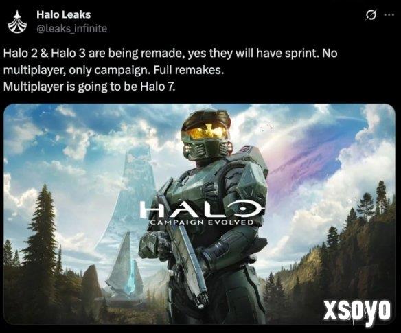 《光环2》《光环3》将重制 但多人模式仅回归《光环7》