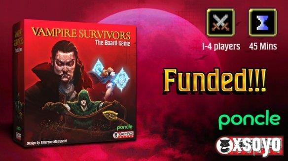《吸血鬼幸存者》桌游众筹仅7分钟迅速达成115万元！
