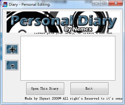 《Personal Diary Editor》最新版