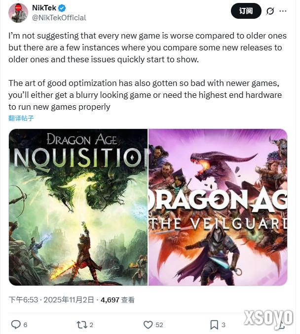 国外玩家缅怀老游戏 新作不光烂而且缺少灵魂