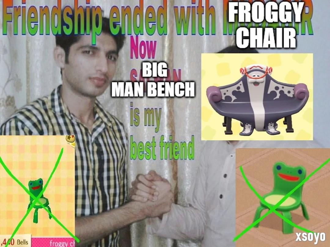 曼曼还是青蛙？ 《动森》新更新引发最佳椅子争夺战