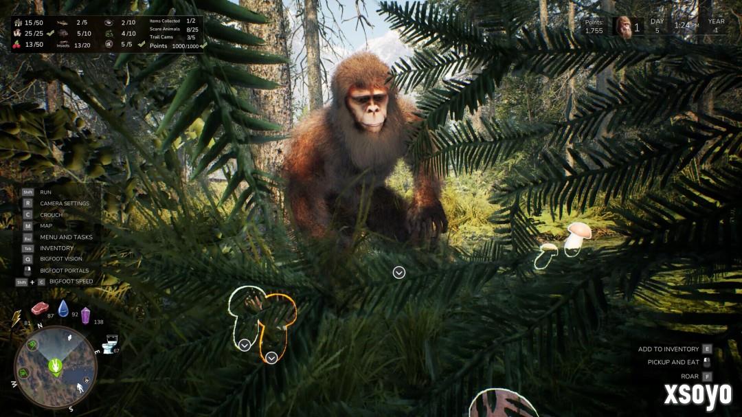 大脚怪模拟游戏《Bigfoot Life》现已登陆Steam
