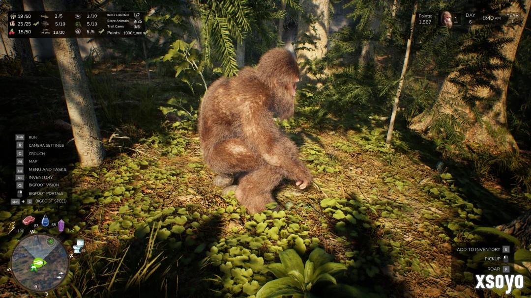 大脚怪模拟游戏《Bigfoot Life》现已登陆Steam