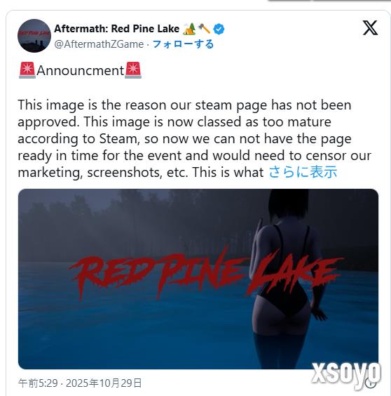 独游开发者吐槽作品Steam审核不过 竟因为角色泳装背影