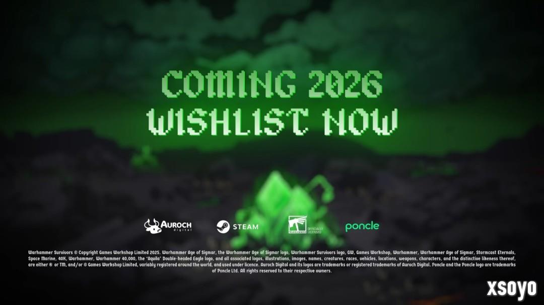 《战锤》与《吸血鬼幸存者》官宣打造独立新作