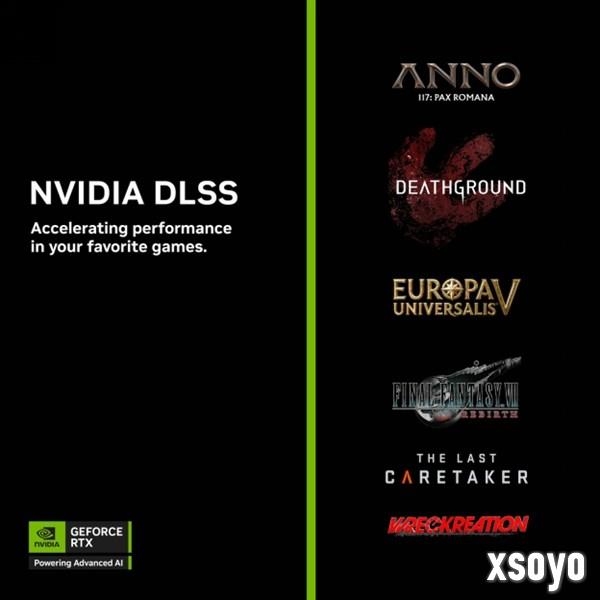 《最终幻想 VII 重生》、Deathground 等游戏支持DLSS 4