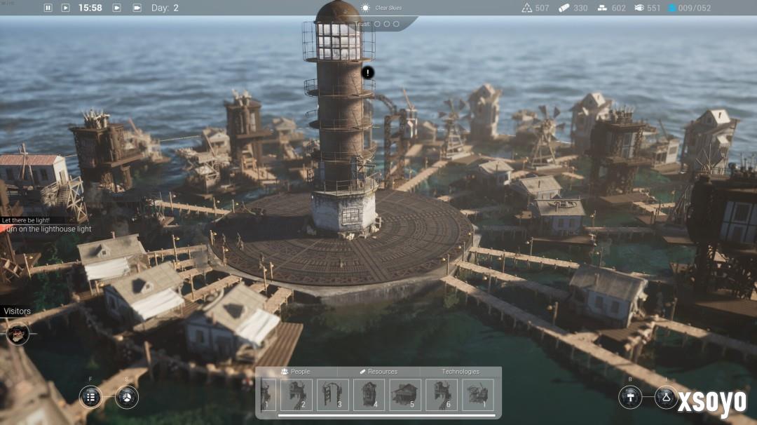 未来水世界！城市经营模拟新作《沉没之光》公布