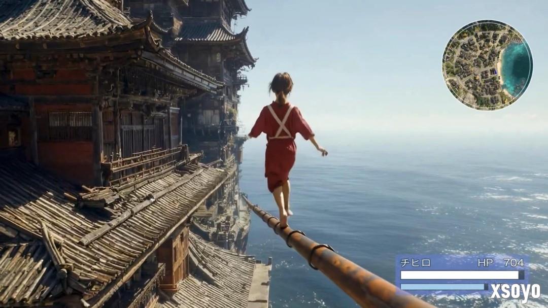 AI生成《千寻的冒险》游戏片段 充满奇幻色彩