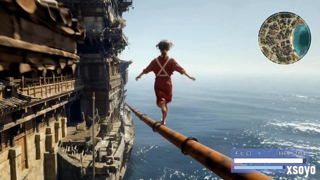 AI生成《千寻的冒险》游戏片段 充满奇幻色彩