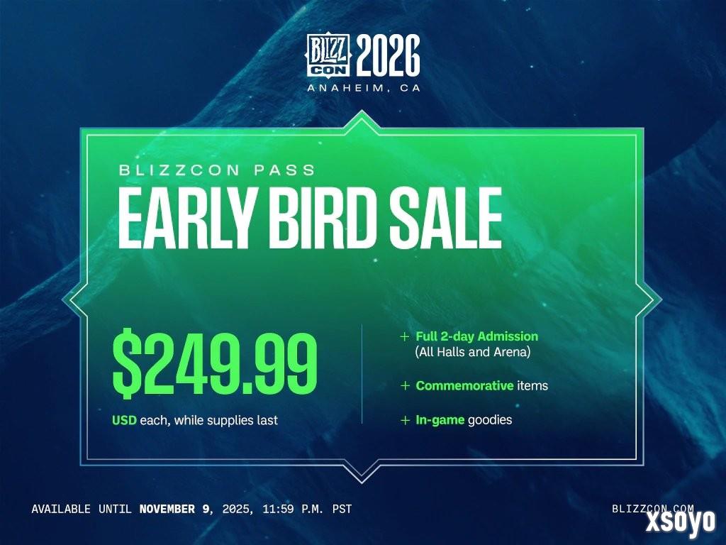 暴雪嘉年华正式回归！ 门票11月8日开启预售